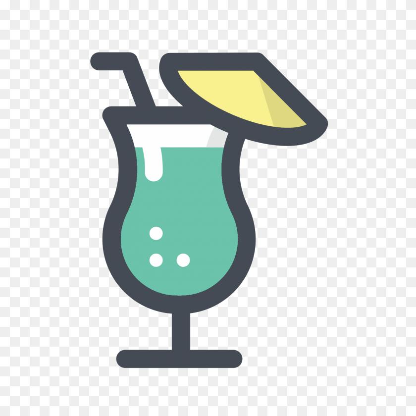 1600x1600 Alcoholic Cocktail Icon - Cocktail PNG