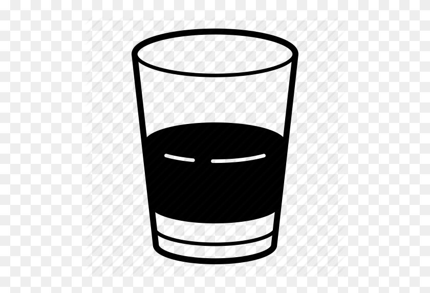 512x512 Alcoholic Drink, Beverage, Shot Glass, Whiskey, Whiskey Glass - Shot Clipart