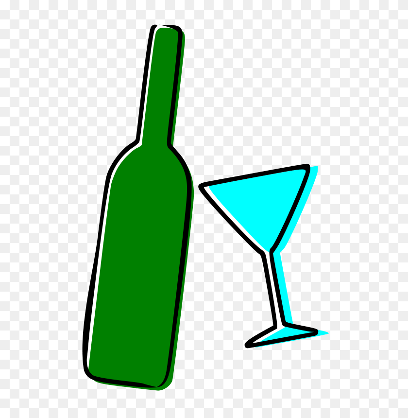 549x800 Alcoholic Drinks Cliparts - Alcohol Clipart Black And White