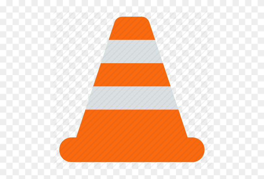 512x512 Alert, Attention, Background, Barrier, Border, Boundary, Build - Safety Cone Clip Art