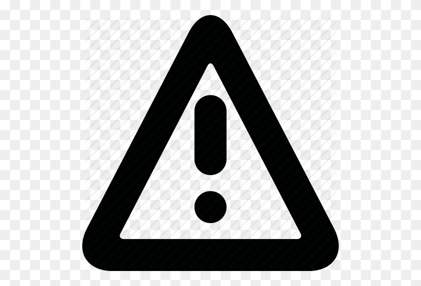 512x512 Alert, Attention, Caution, Danger, Error, Sign, Warning Icon - Danger Sign PNG