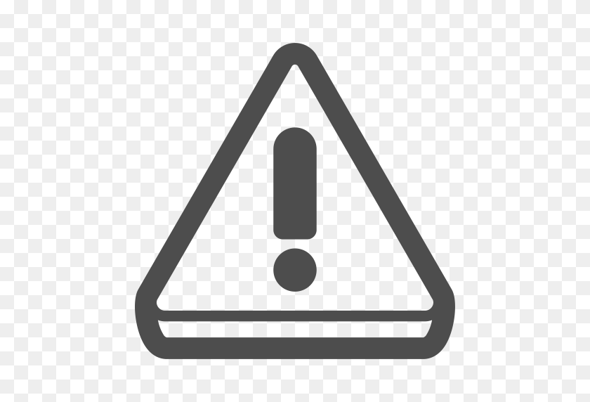 512x512 Alert, Attention, Caution, Danger, Help, Sign Icon - Caution PNG