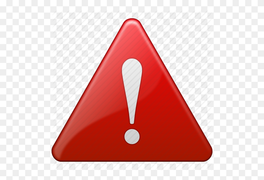512x512 Alert, Attention, Danger, Exclamation, Safety, Warning Icon Icon - Attention PNG