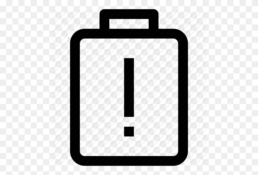 512x512 Alert, Battery, Mobile, Phone Icon - Phone Icon PNG