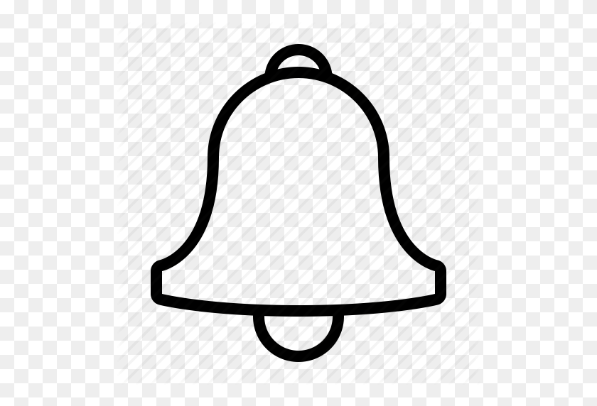 512x512 Alert, Bell, Notification Icon - Christmas Bell Clipart Black And White