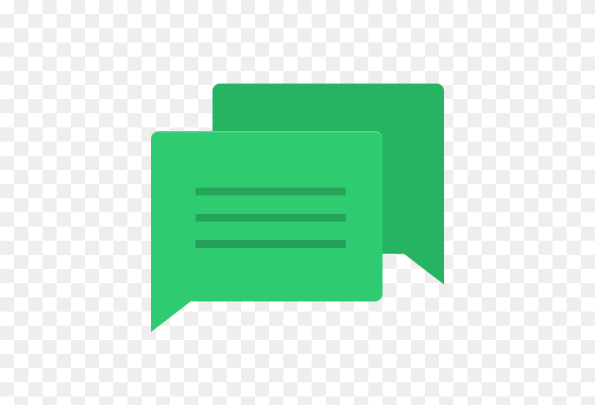 512x512 Alert, Blog, Comment, Communication, Hangouts, Imessage, Message - Text Message PNG