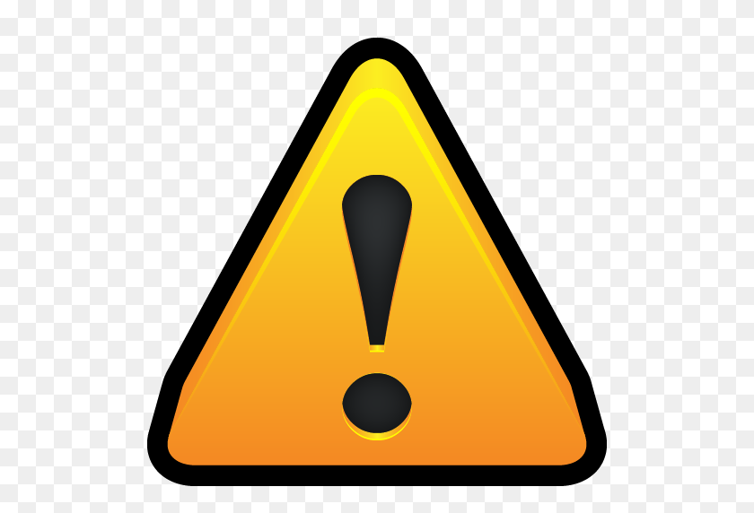 512x512 Alerta, Peligro, Notificación, Icono De Advertencia - Alerta Png