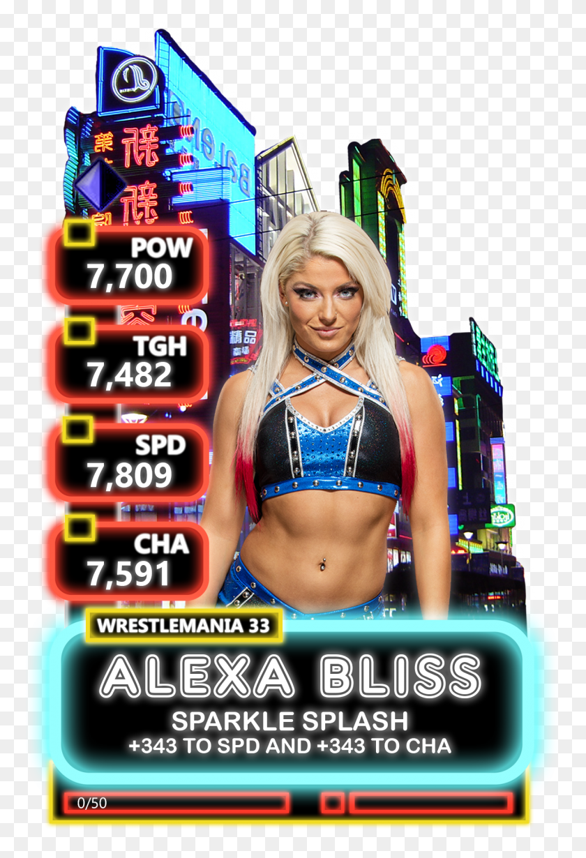 1200x1800 Supercard Personalizada Alexa Bliss - Alexa Bliss Png