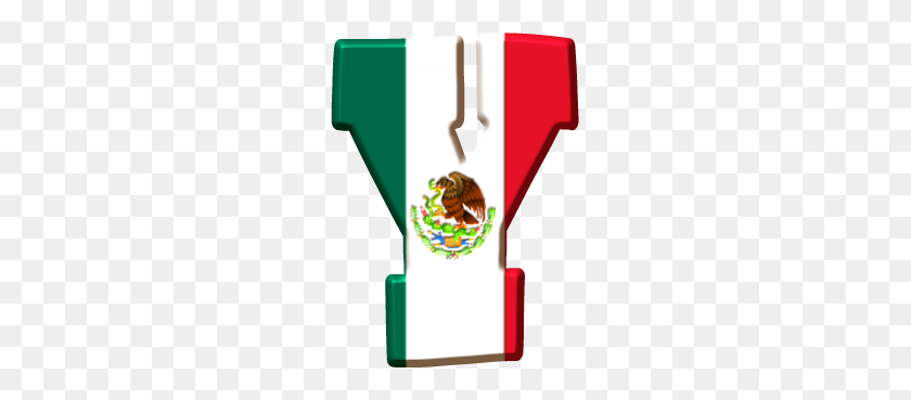 229x309 Alfabeto Con Bandera De Tips Mexicanos Art - Bandera De Mexico PNG
