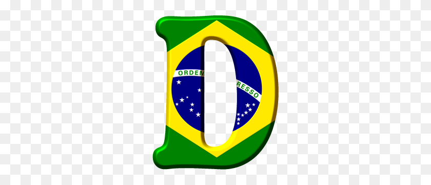 246x300 Alfabeto Con La Bandera De Brasil Brazil Brazil, Lettering Y - Brazil Flag Clipart