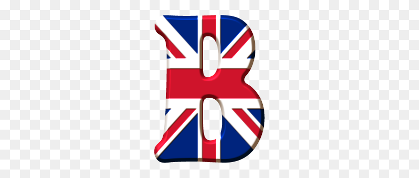 222x297 Alfabeto De La Bandera De Inglaterra Raza' S Alphabet - England Flag Clipart