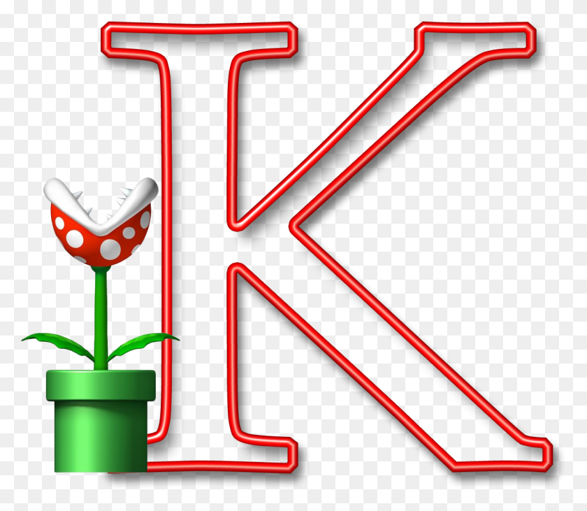 1088x937 Alfabeto Mario Bros K K Is For Kyle Mario, Mario - Game Console Clipart