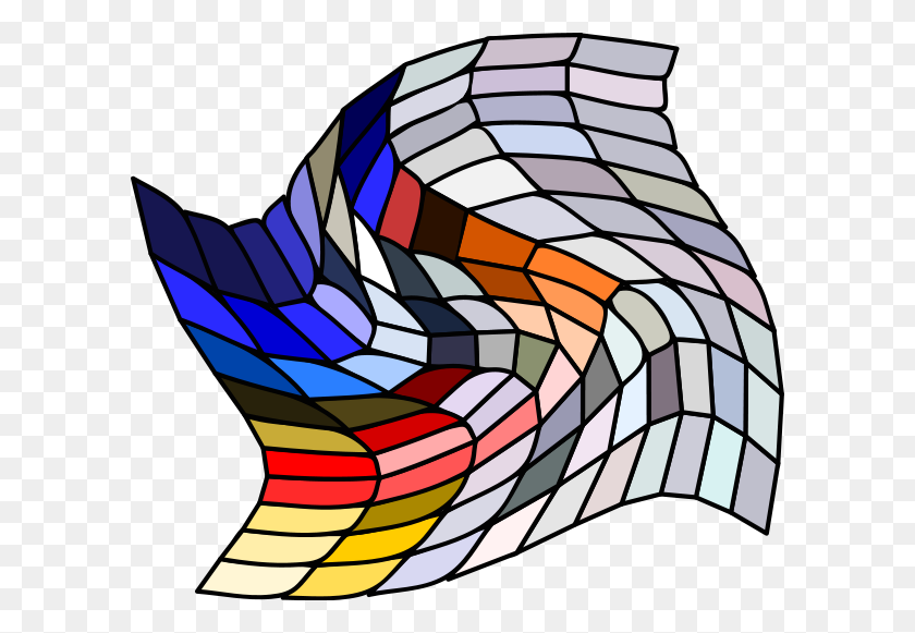 600x521 Algebraic Mosaic Png Clip Arts For Web - Mosaic PNG