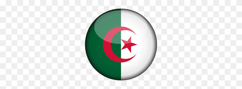 250x250 Algeria Flag Clipart - Flag Clip Art Free