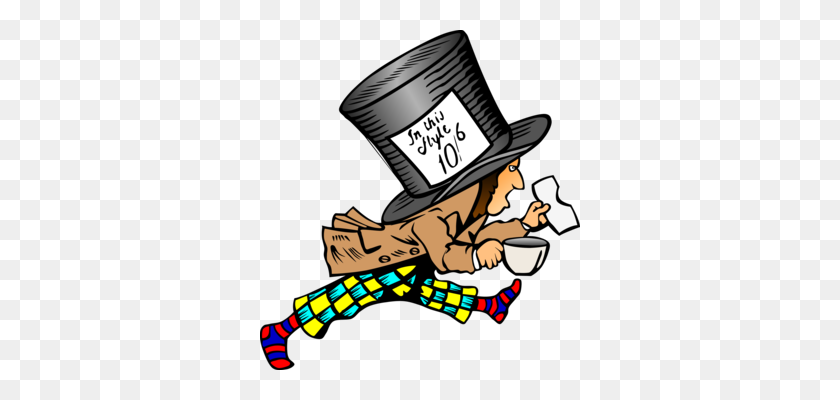 320x340 Alice In Wonderland Youtube Mad Hatter Drink - Movie Theater Clipart