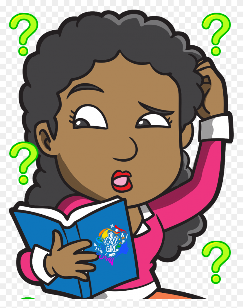915x1179 Alicia Confused Question Mark Half - Any Questions Clipart