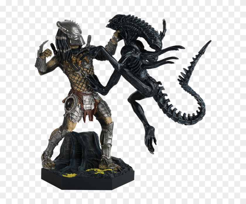 647x639 Alien And Predator Figurine Collection Eaglemoss - Xenomorph PNG