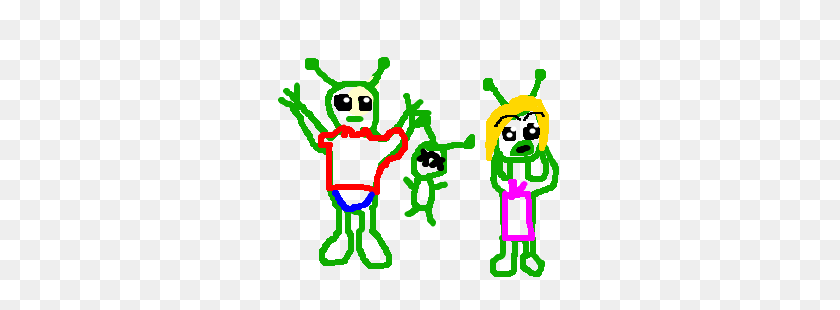 300x250 Alien Clipart Mom - Mom And Son Clipart