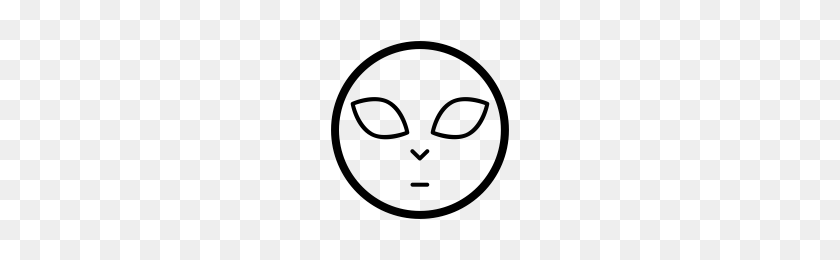 200x200 Alien Emoji Iconos Proyecto Sustantivo - Alien Emoji Png
