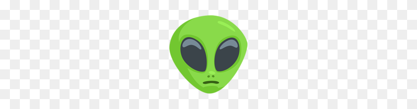 160x160 Alien Emoji On Messenger - Alien Emoji PNG