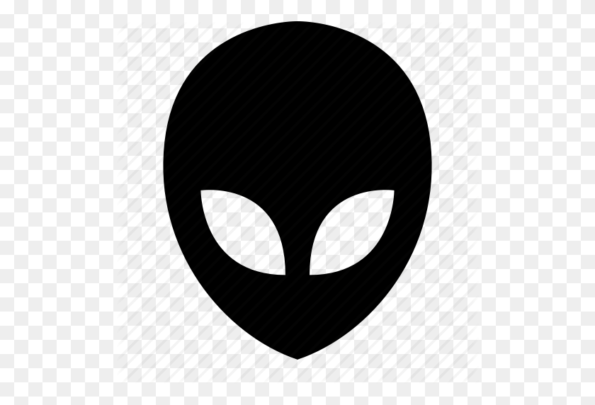 512x512 Alien, Face Icon - Alien Logo PNG