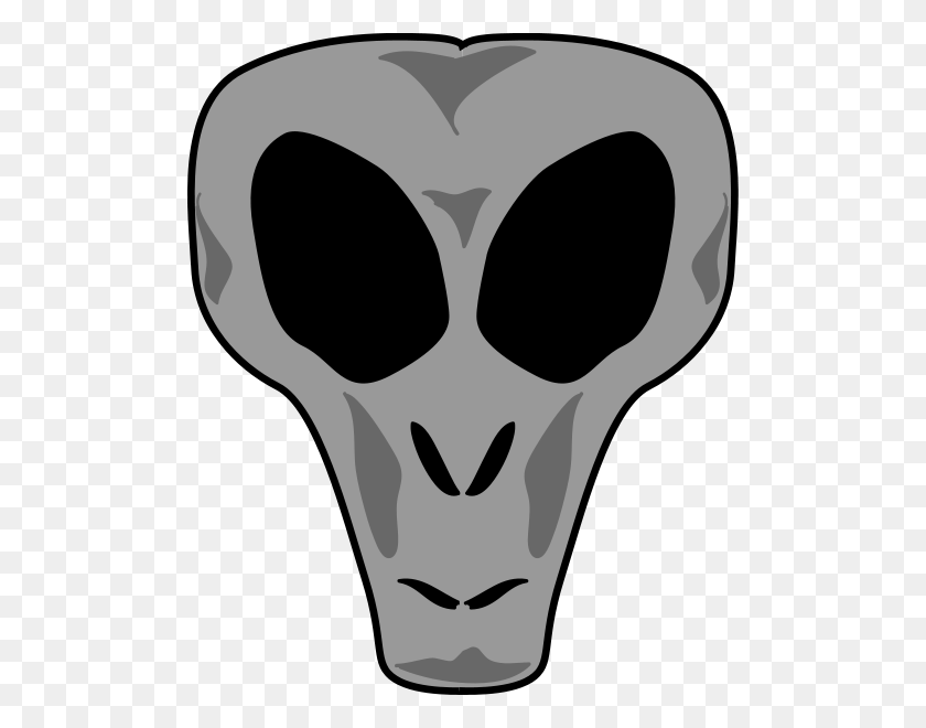 500x600 Alien Head Png Clip Arts For Web - Alien Head PNG