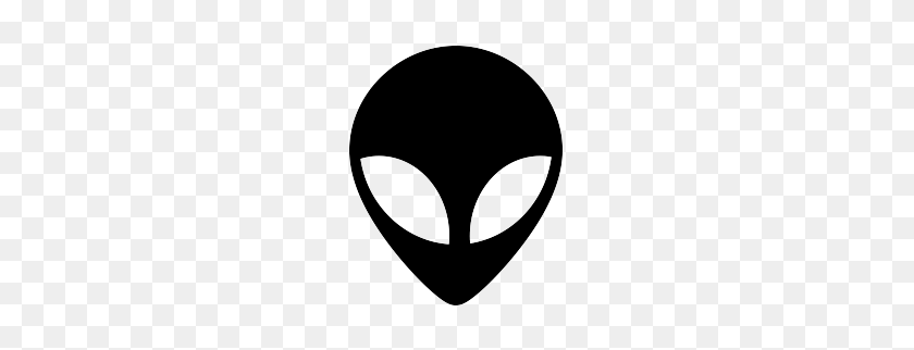 263x262 Alien Head Silhouette Sci Fi Silhouette, Cricut - Alien Head Clipart