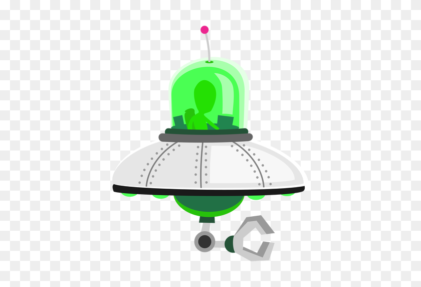 512x512 Alien In Ufo Icon - Boba Clipart