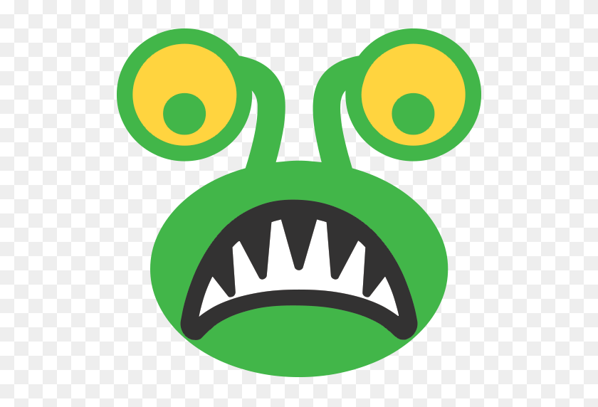 512x512 Alien Monster Emoji For Facebook, Email Sms Id Emoji - Alien Emoji PNG