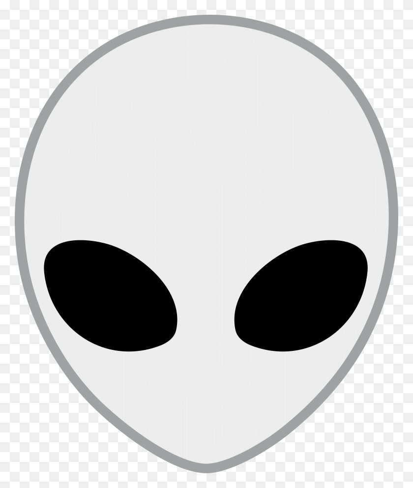 3693x4421 Alien Nose Cliparts - Nose Clipart Black And White