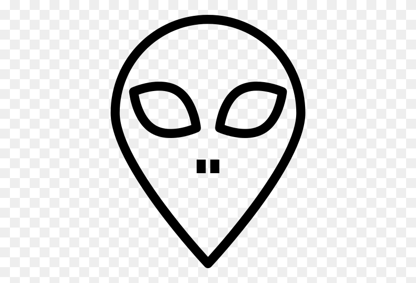 512x512 Alien Png Icon - Alien Head Png
