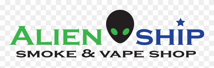 1684x447 Alien Ship Smoke And Vape Shop - Alien Logo PNG