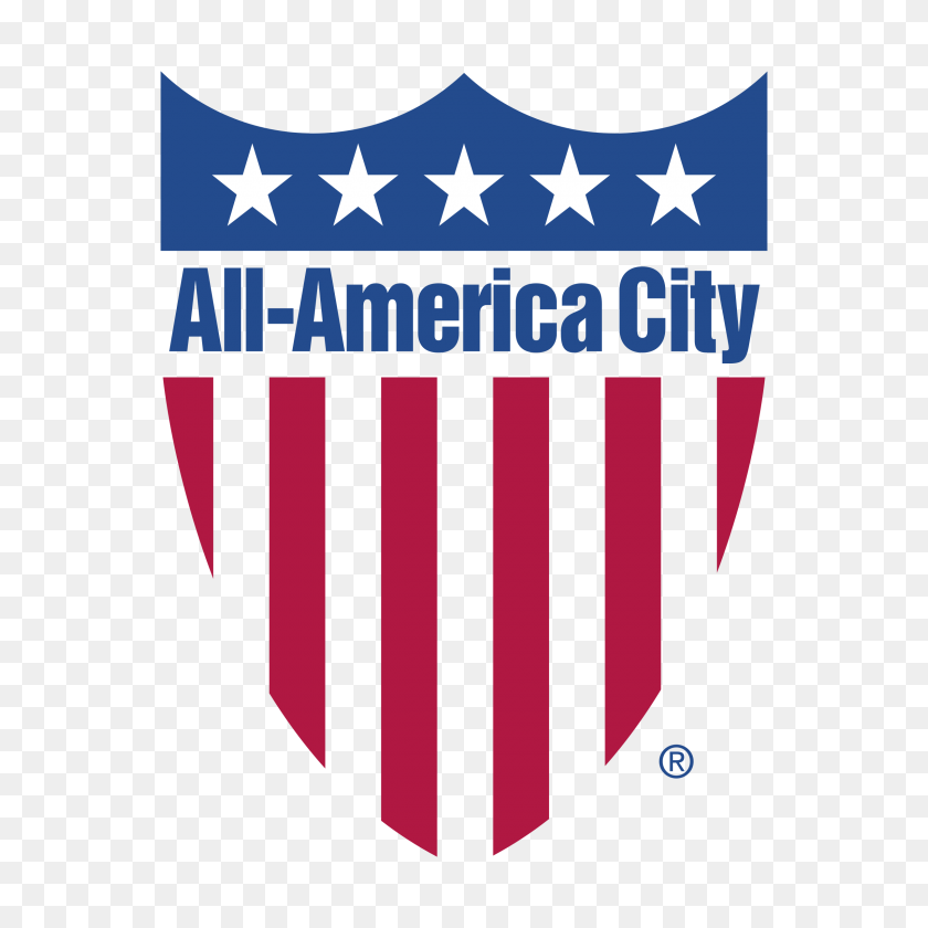 2400x2400 All America City Logo Png Transparent Vector - America PNG