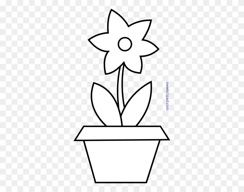 333x600 All Clip Art Archives - Pot Clipart Black And White
