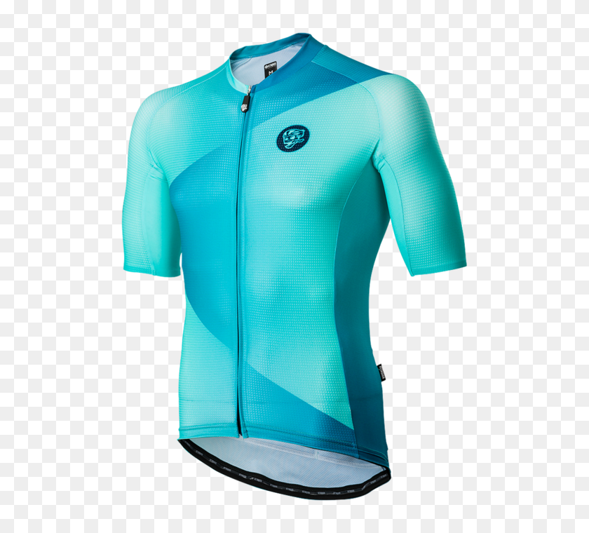 700x700 All Day Hologram Cycling Jersey Teal Attaquer - Hologram PNG