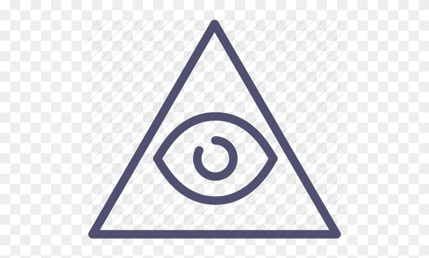 512x445 All, Eye, Pyramid, Seeing Icon - All Seeing Eye PNG