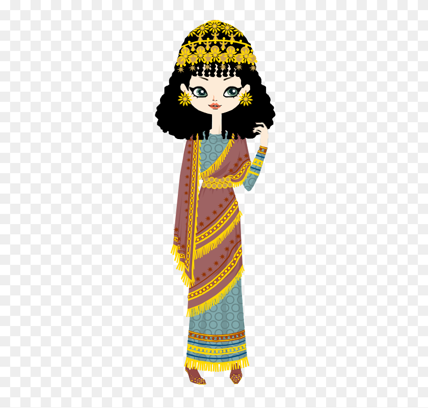 279x741 Вся Месопотамия Assursarrat, Ассирийская Царица Марасопа - Месопотамия Клипарт