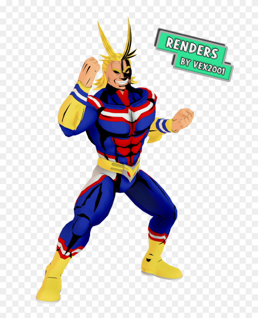 798x1000 All Might Render - All Might PNG