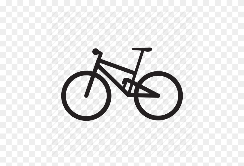 512x512 Bicicleta De Montaña, Bicicleta, Icono De Mtb - Bicicleta De Montaña Png