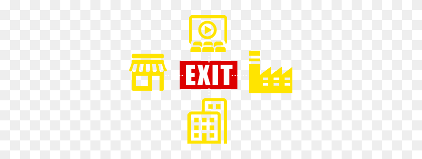 325x257 All You Need To Know About Led Lights - Exit Sign PNG