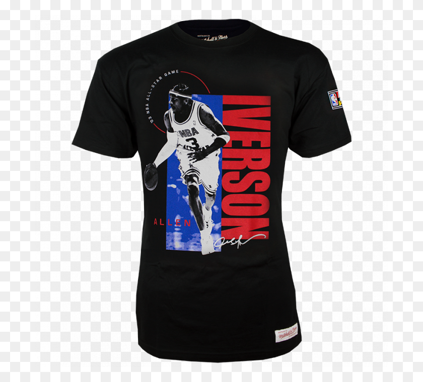700x700 Allen Iverson All Star Mitchell Ness Foto Real Camiseta - Allen Iverson Png