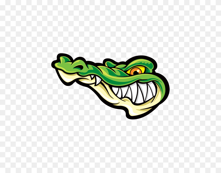 600x600 Alligator Head Logos - Gator Head Clipart