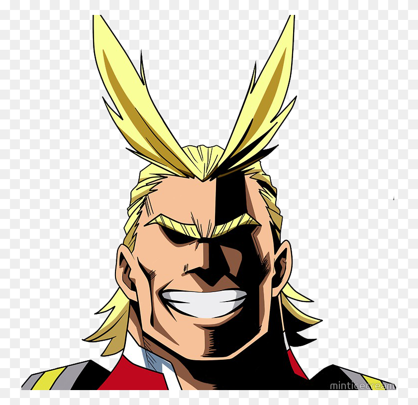 753x754 Allmight - All Might PNG