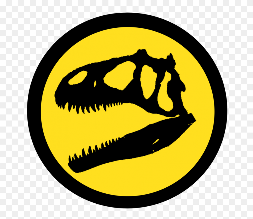 967x827 Аллозавр Логотип Парк Юрского Периода Ютуб - Мир Юрского Периода Логотип Павшего Королевства Png