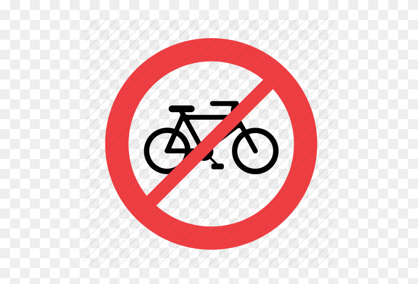512x512 Permitido, Bicicleta, Prohibido, No, No, Prohibido, Icono De Signo - Señal Prohibida Png