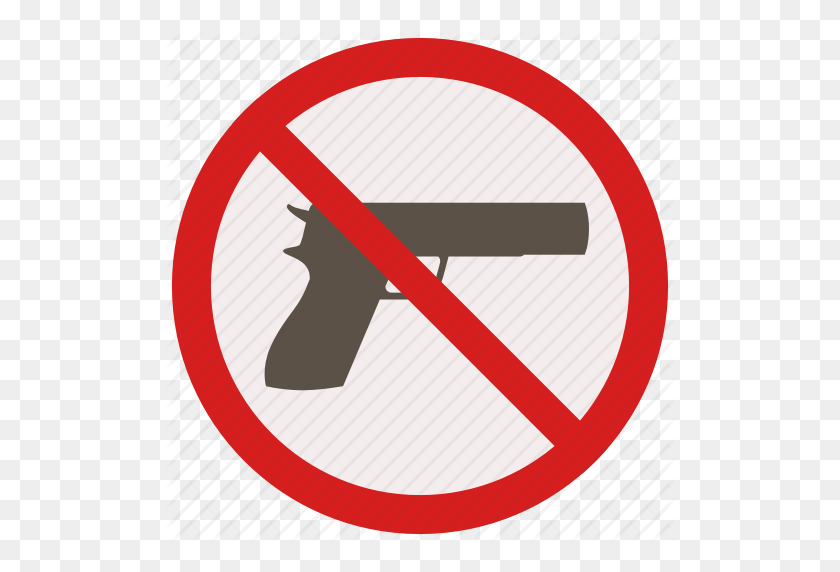 512x512 Allowed, Guns, No, Prohibited, Signs, Warning Icon - Prohibited Sign PNG