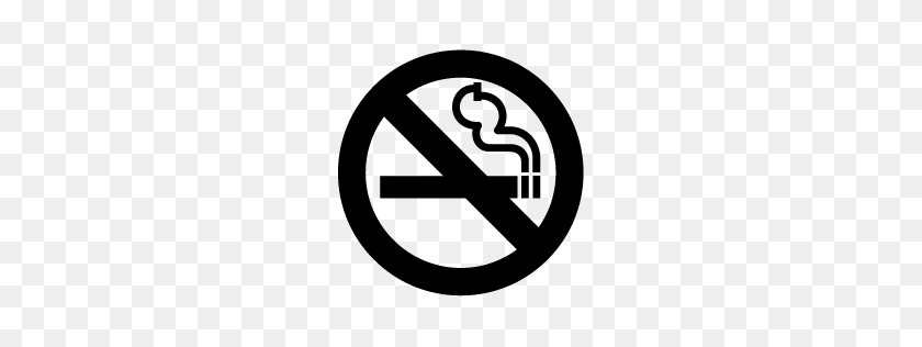 256x256 Allowed, Not, Smoking Icon - No Symbol PNG
