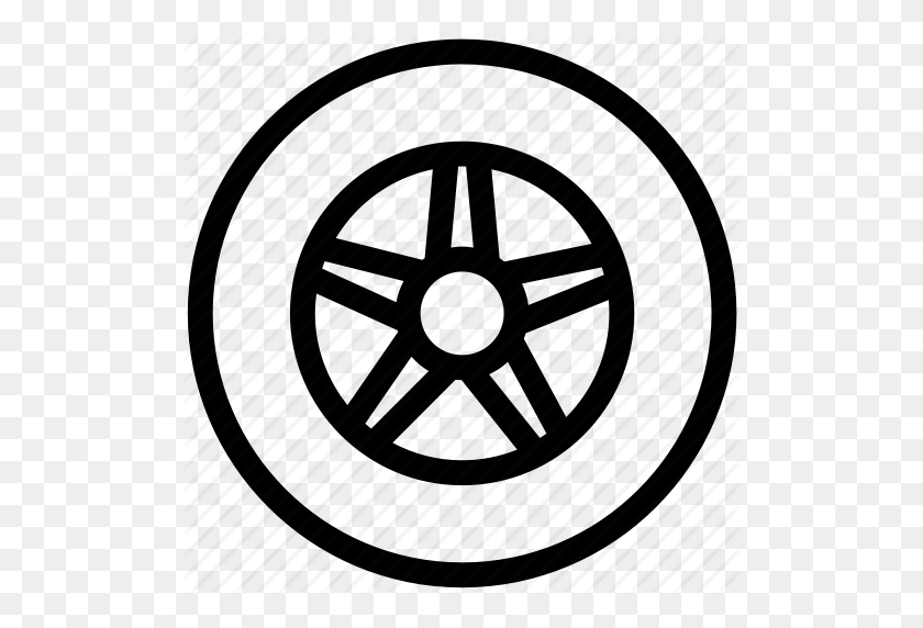 512x512 Alloy Wheels, Car Tyre, Car Wheel, Dashboard, Engine, Tire, Wheel Icon - Car Wheels PNG