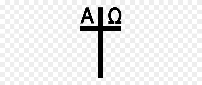 295x295 Символ Альфа Омега - Символ Омега Png
