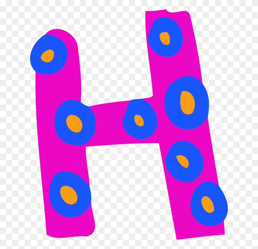 644x750 Alphabet Letter Angle - Letter H Clipart